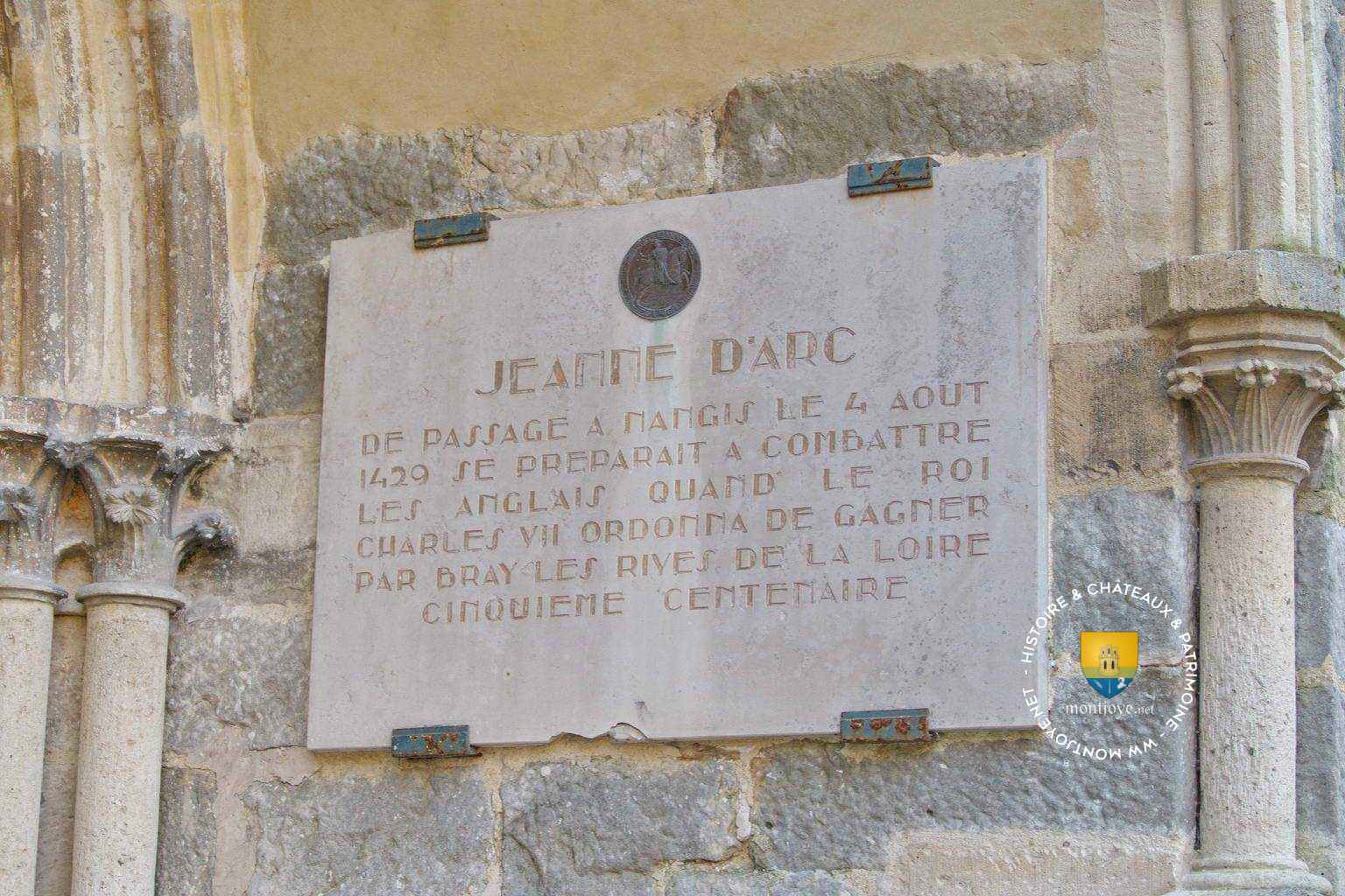 Plaque 500 ans de Jeanne d'Arc