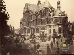 Eglise Saint Eustache Paris 1880