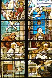 Saint Louis Blanche Castille Vitrail