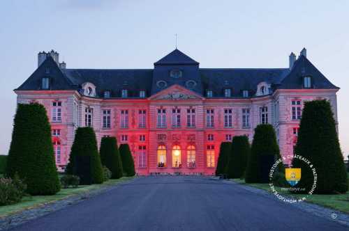 Lumière rouge Château de Brienne le Chateau