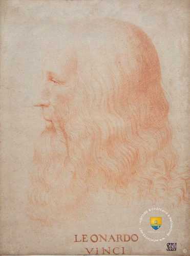 Portrait original Lénoard de Vinci, attribué à Francesco Melzi