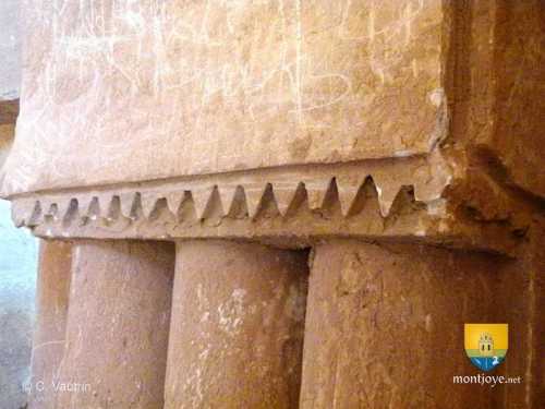 Qasr Kharana, Jordanie, قصر خرّانة 	Zarqa Governorate, détail d&#039;un pilier