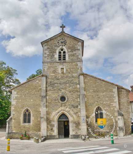 Eglise de Domremy la Pucelle, c&#039;est dans cette église que Jeanne est probablement baptisée.