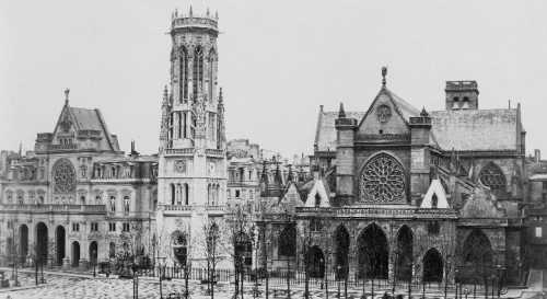 l&#039;église Saint-Germain-l&#039;Auxerrois au XIXe,