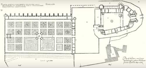 Plan du château de Gaillon