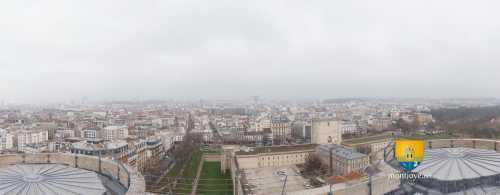 vue sur la ville de Vincennes
