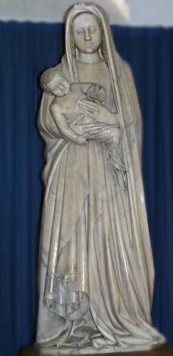 Vierge à l&#039;enfant de Jean de Cambrai, offert par le duc de Berry
