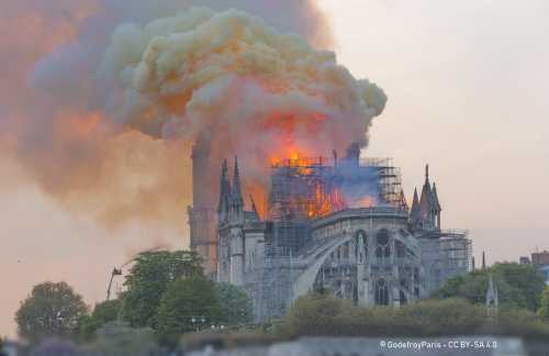 Notre Dame de Paris en Feu, 15 avril, 20h06