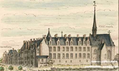 1699, vue du château de Plessis Lèz Tours