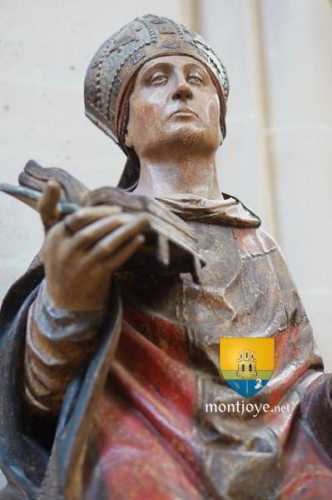 Evêque Saint-Germain l&#039;Auxerrois, statue du XVe