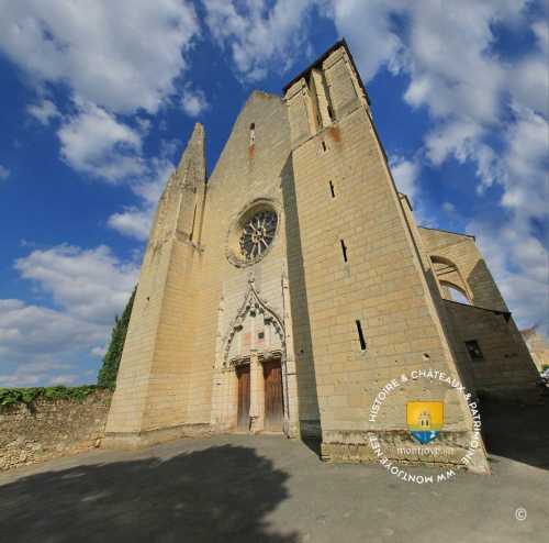 collégiale de Notre Dame  , château de Montreuil-Bellay