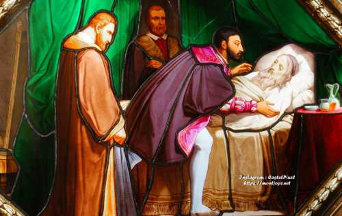 Léonard mourant dans les bras de François Ier, événement contesté par certains historiens