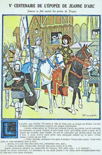 Centenaire de l&#039;Epopée de Jeanne d&#039;Arc - Troyes