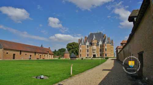 Communs château de Martainville en Normandie