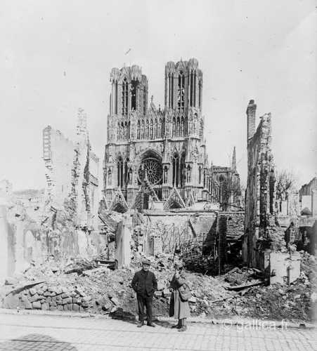 Cathédrale de Reims -1914