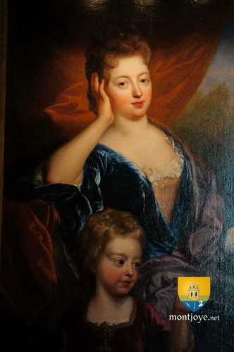Comtesse de Brionne, et son fils Louis de Lorraine, prince de Lambesc, par François de Troy