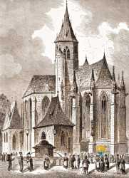 Eglise Saint Georges Haguenau 1876 Eglise Saint Georges Haguenau 1876