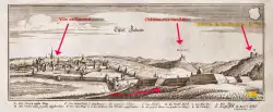 Saverne Fortifications 1663 Alsace Matthaus Merian Saverne Fortifications 1663 Alsace Matthaus Merian