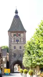 Porte Haute Bergheim Horloge Porte Haute Bergheim Horloge