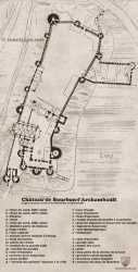 Château de Bourbon-l'Archambault Plan Chateau Bourbon Archambault