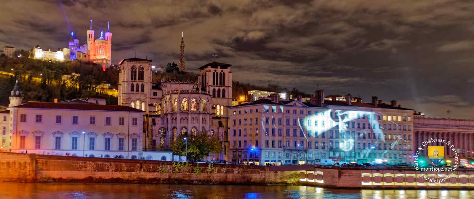 Fourviere Fete des Lumiere Cathedrale Saint Jean ville de Lyon