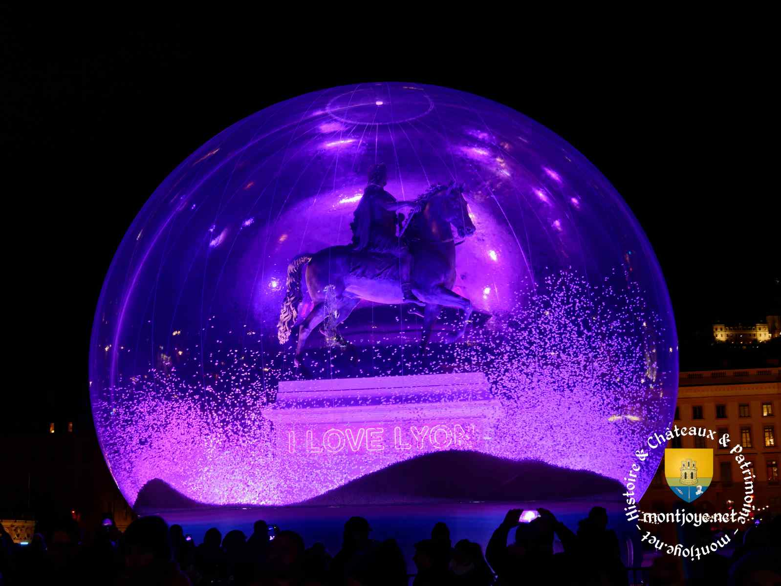 Louis XIV Place Bellecour Fete des Lumiere