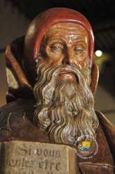 Visage Saint Antoine Ermite XVe