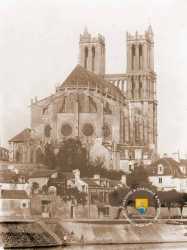 1880 Cathedrale Nevers 1880 Cathedrale Nevers