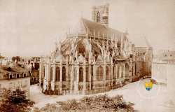 1880 Chevet Cathedrale Nevers 1880 Chevet Cathedrale Nevers