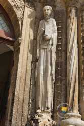 Statue Eglise XIIe Prophete