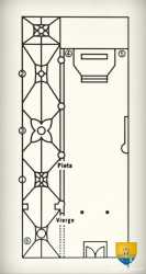 Plan église de Saint-André à Joigny Plan Saint Andre Joigny Bourgogne