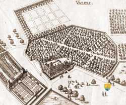 Château de Vallery, 1666 d'après un plan Ducerceau - Château de Vallery, 1666 d'après un plan Ducerceau 1666 Chateau De Vallery Yonne Bourgogne