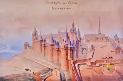 Chateau De Vitre 1870 Chateau De Vitre 1870