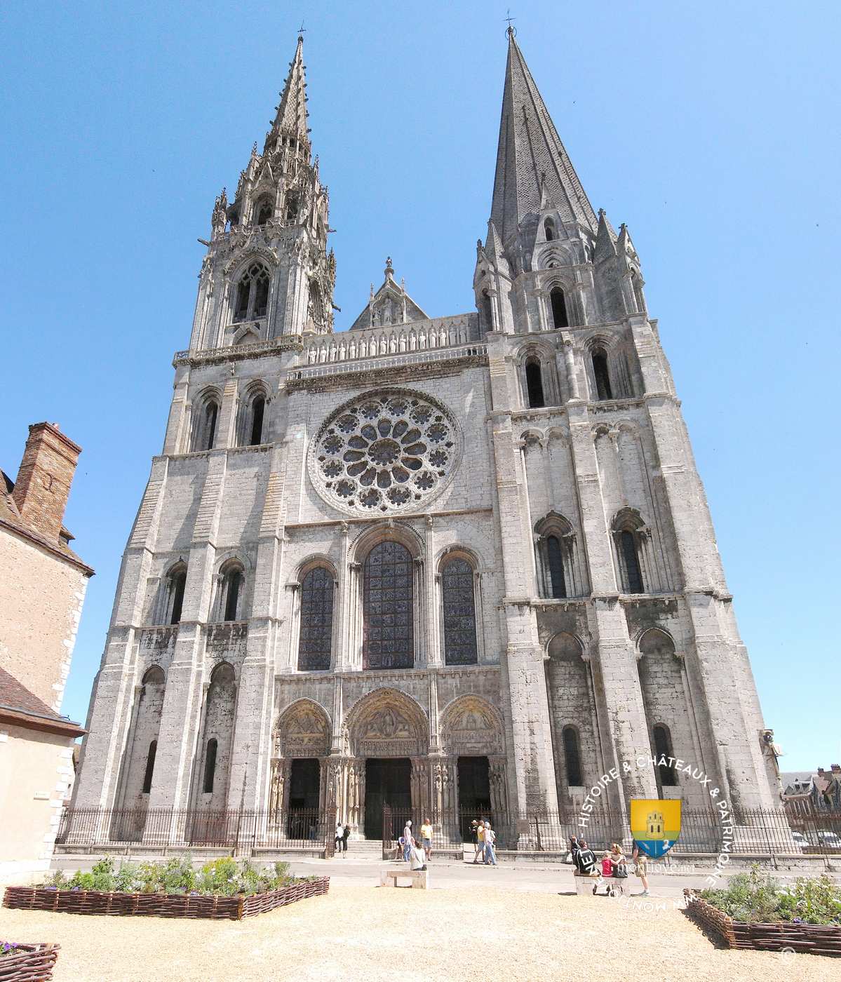 Cathédrale de Chartres, vue façade
