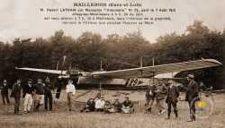 Hubert Latham, Antoinette 28 MAILLEBOIS Latham Sur Monoplan Antoinette Aout