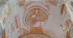 Jesus En Majeste Fresque Romane