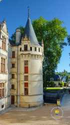 Tour d'Azay-le-Rideau Tourelle Angle Azay