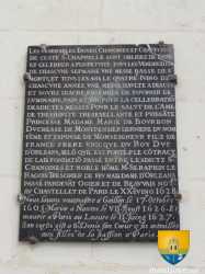 Plaque Champigny Sur Veude Sainte Chapelle