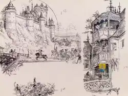 Albert Robida Dessins Oeuvres Rabelais Albert Robida Dessins Oeuvres Rabelais