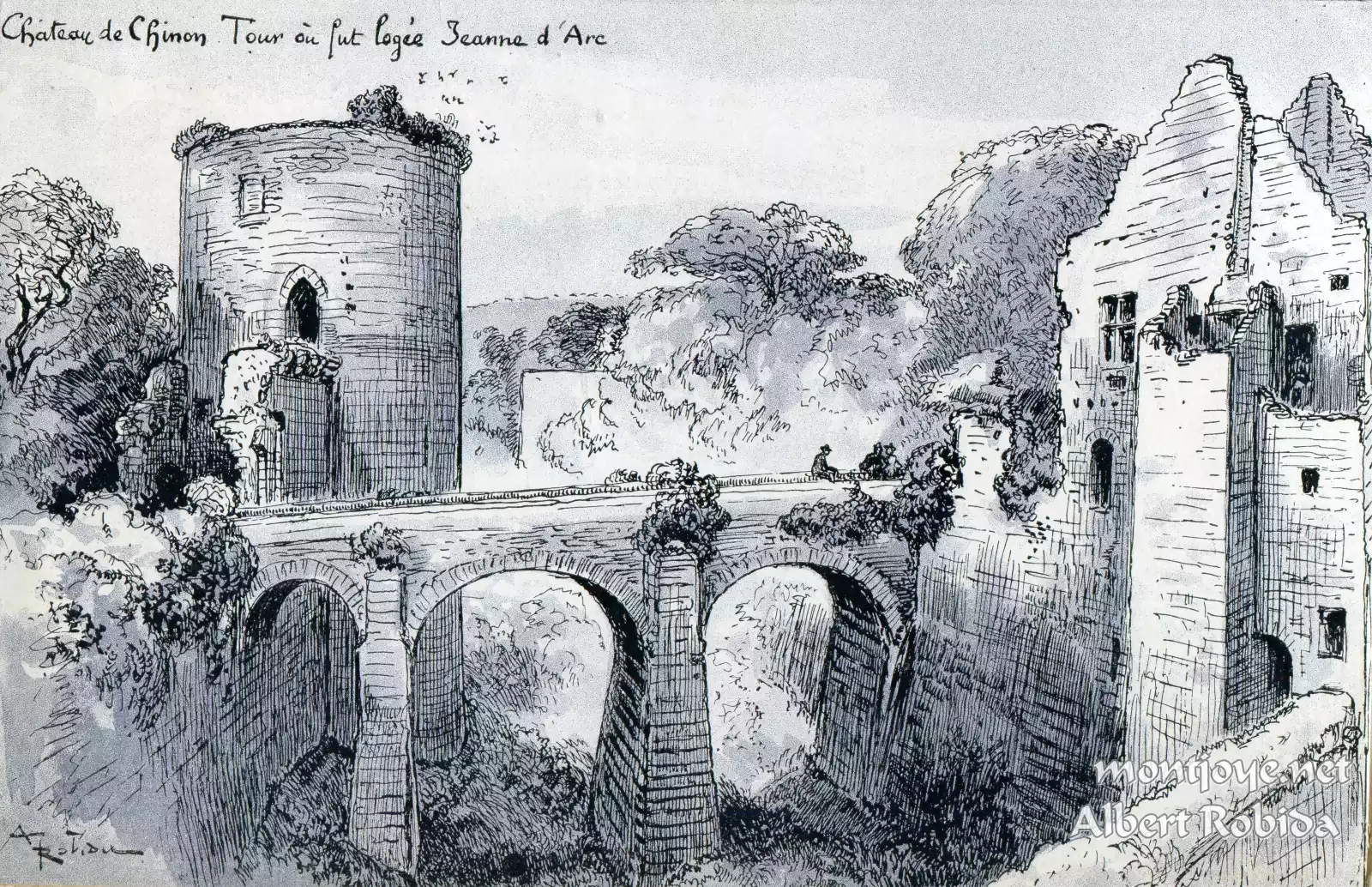 chateau de chinon tour donjon coudray