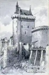 Entree Chateau De Chinon Tour De Horloge Entree Chateau De Chinon Tour De Horloge