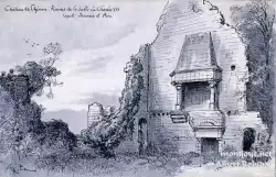Ruines Salle Charles VII Chinon Ruines Salle Charles VII Chinon