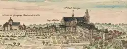 Abbaye De Cormery Gravure Dessin Gagniere Abbaye De Cormery Gravure Dessin Gagniere