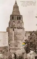 Fleche Avant Ecroulement Cormery 1891 Carte Postale Fleche Avant Ecroulement Cormery 1891 Carte Postale