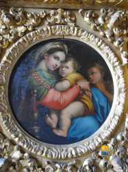 Madone à la chaise, peinture renaissance, 1513-1514 Madone A La Chaise Renaissance