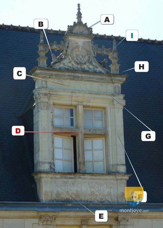detail lucarne chateau