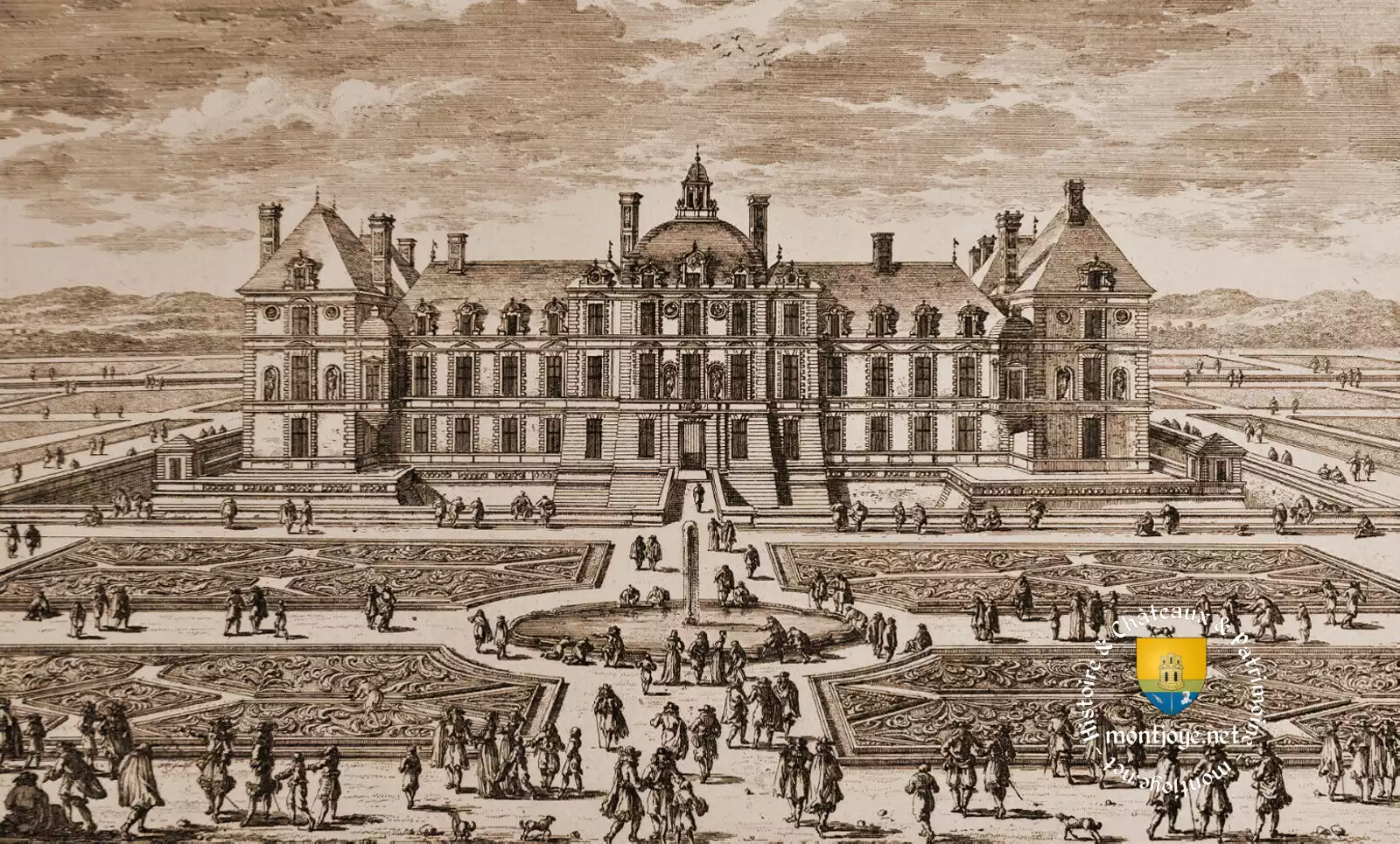 chateau de richelieu XVIIe gravure
