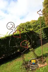 Deux De Coeur Fer Forge