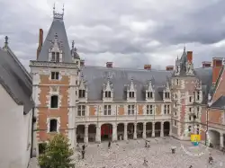 Vue Aile Louis XII Cour Honneur Vue Aile Louis XII Cour Honneur
