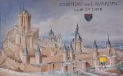 Chateau De Lavardin Loir Et Cher Reconstitution Chateau De Lavardin Loir Et Cher Reconstitution